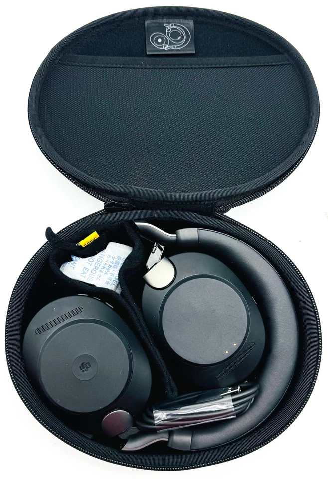 Jabra Evolve2 85 MS Stereo Wireless / Bluetooth Headset W/ Link380a - Black - Image 2 of 4