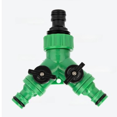 3-Wege Schlauchverteiler Hahn Adapter für Waschmaschine werkzeuglose Installati
