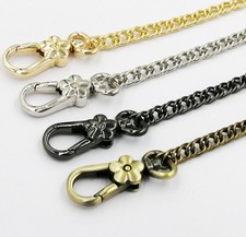 Woman Metal Chain Strap Handle Shoulder Crossbody Bag Handbag Replacement 1.3 Q