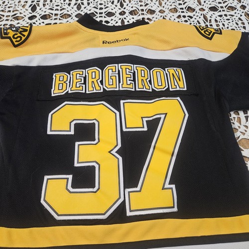 Maglia vintage Patrice Bergeron Boston Bruins taglia Youth S/2015 invecchiata - Foto 8 di 8