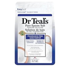 Dr Teal's Fragrance Free Epsom Salt Soak, 4 lbs