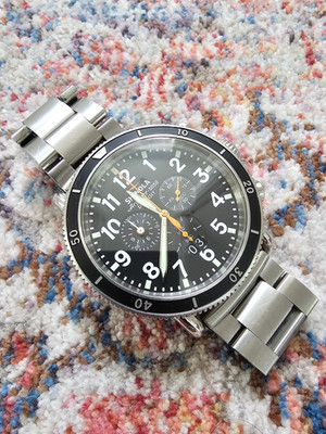 Shinola Runwell Black Blizzard Titanium Case Chronograph - 48mm