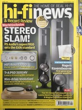 HI-FI NEWS AP 2024  ROGERS HI-FI ROSE MERIDIAN CDR PS AUDIO ASPEN MAGNET £3.99