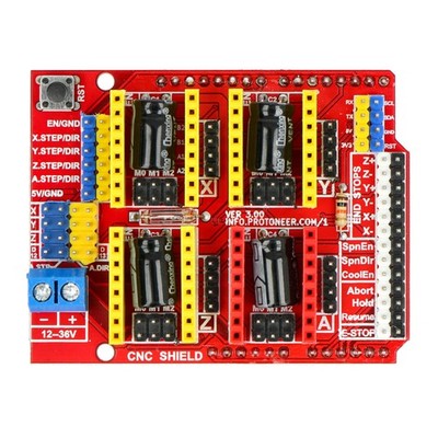 CNC Modul V3 Shield   A4988 Treiber | Arduino Uno kompatibel