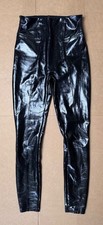 Spanx Women s Small Faux Leather Leggings Black High Waisted City Gym Travel