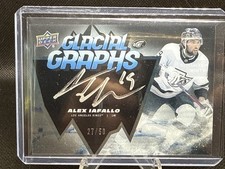 2022-23 Upper Deck Ice Glacial Graphs Alex Iafallo Auto /50 #GG-AI