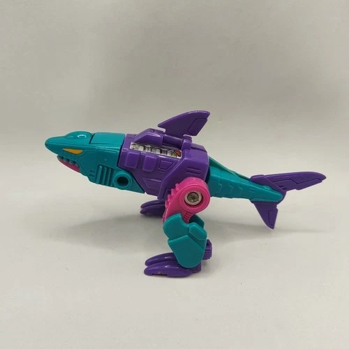 Vintage Hasbro Transformer G1 Decepticon Seacon Overbite 1988 Figure Missing Arm