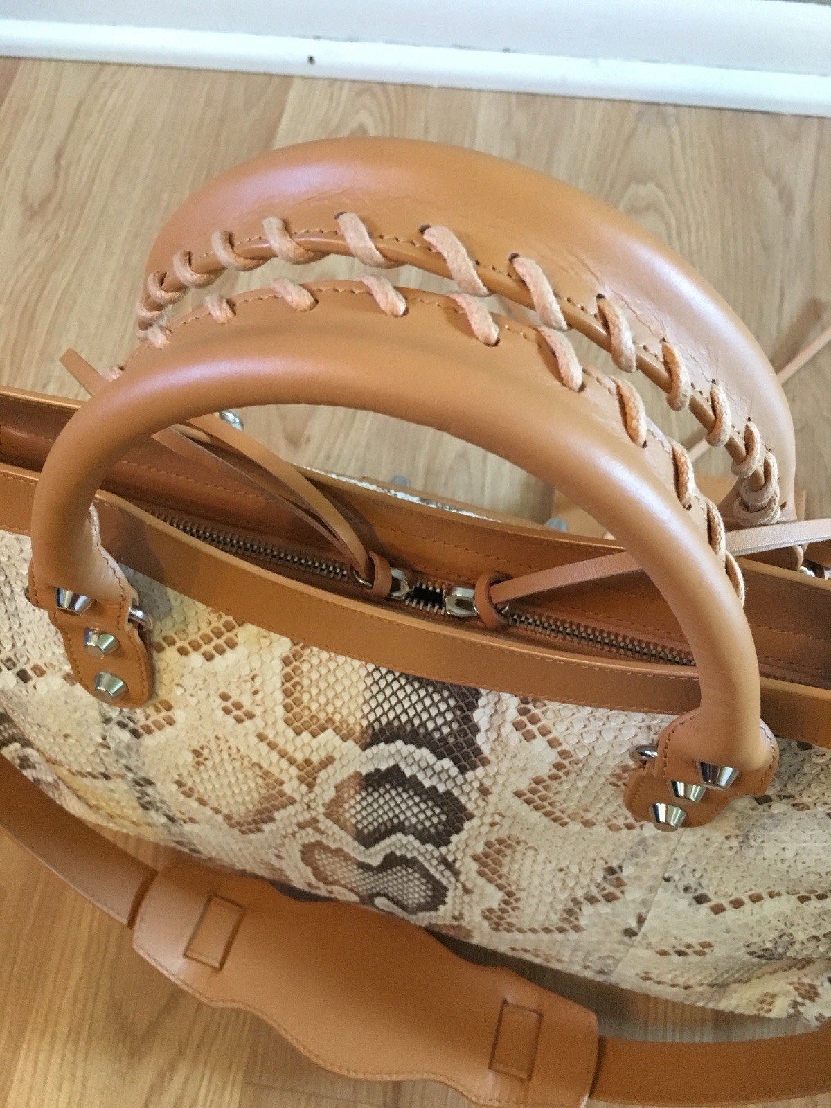 Balenciaga Classic City Python Leather Shoulder B… - image 12