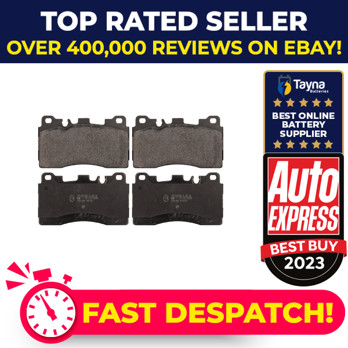 Brake Pads Set fits MERCEDES SLS AMG C197 6.3 Rear 10 to 12 M159.980 Blue Print