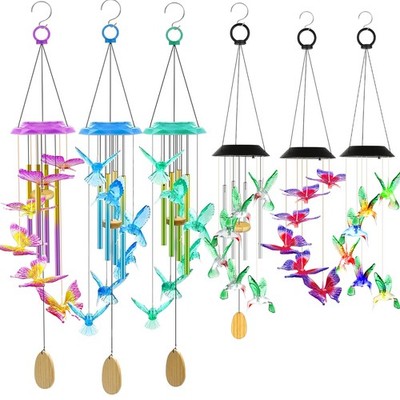 10 Styles New Solar Wind Chimes Home Decor Color Changing Waterproof Wind Chimes