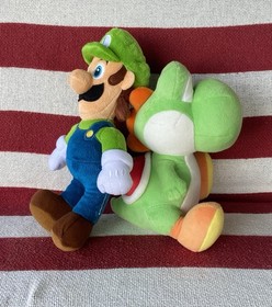 Juguetes de peluche Yoshi and Luigi Super Mario Bros Nintendo NES limpios