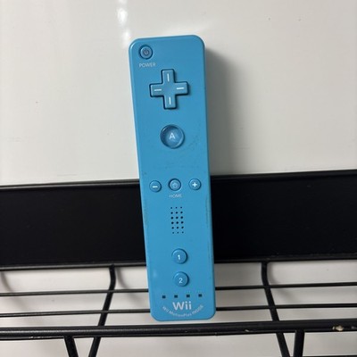 Nintendo Wii Remote Blue (Wii Motion Plus Inside) Tested & Working