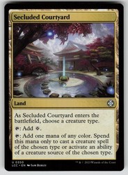 Secluded Courtyard #350 Commander: The Lost Caverns of Ixalan Uncommon Land