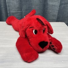 Vintage 1997 Clifford The Big Red Dog 21  Plush Scholastic Sidekicks
