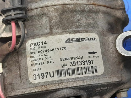 2016-2018 Chevy Cruze 1.4L AC Compressor Assembly AC Delco OEM 39133197 - Picture 12 of 12