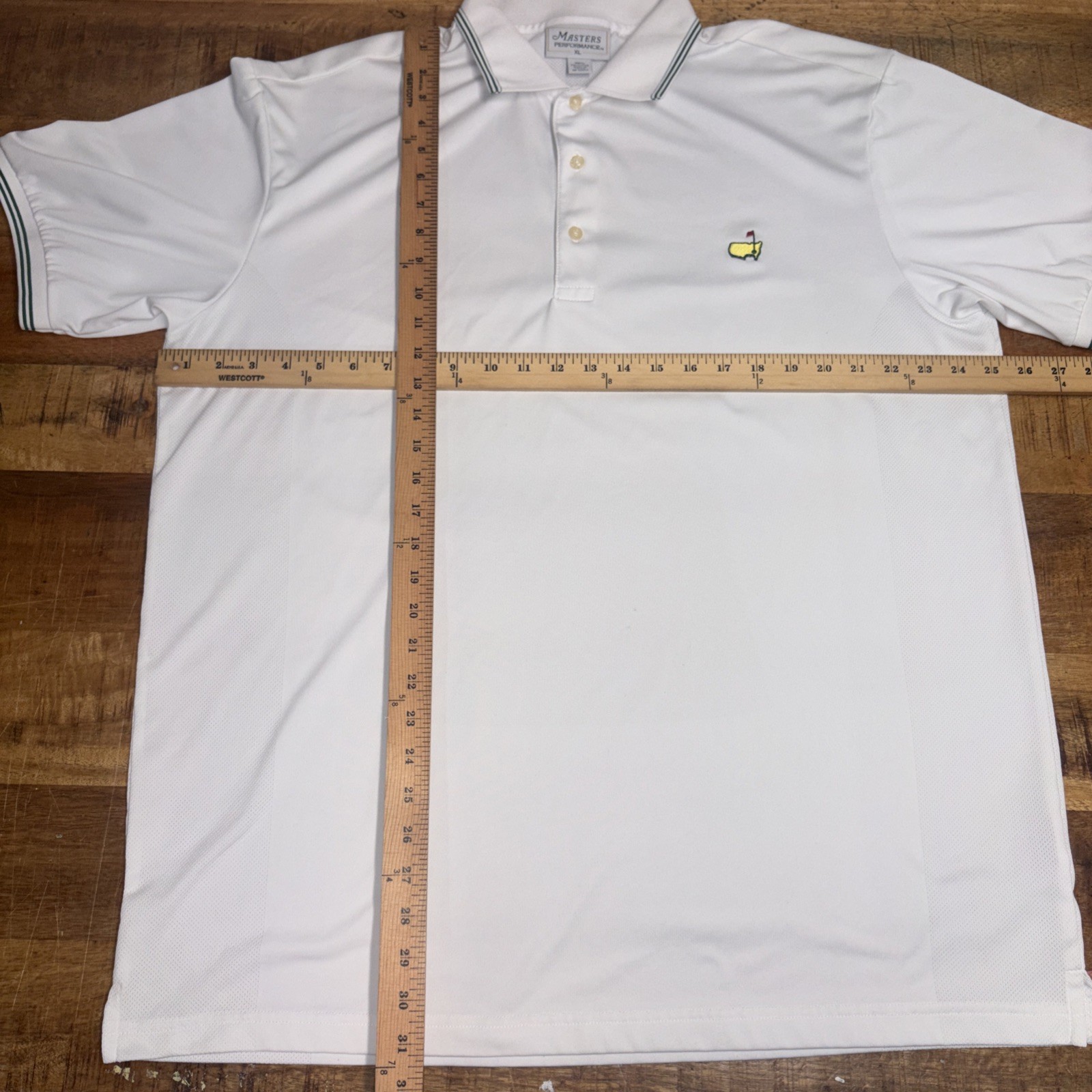 Masters Tech Solid White Performance Golf Polo Sh… - image 4