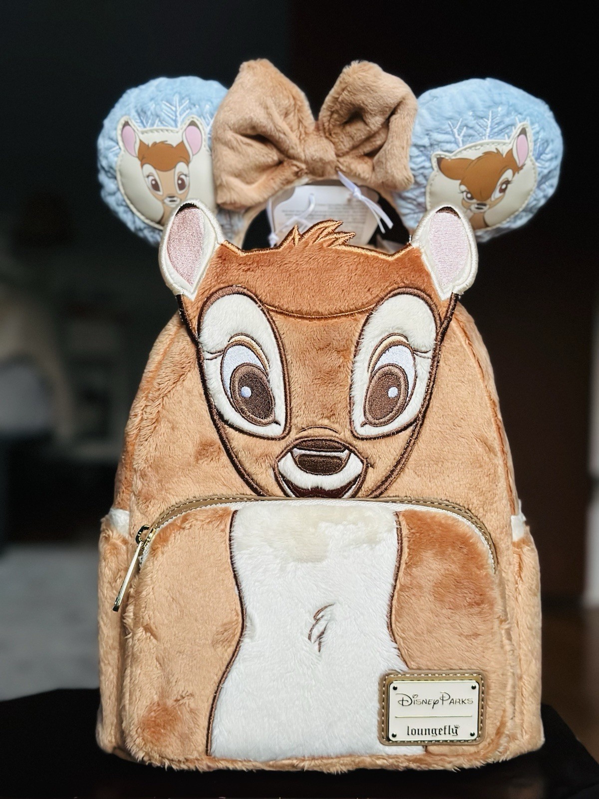 Loungefly Disney Bambi Pastel Loungefly Mini Backpack & Ears NWT