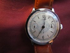 cronografo vintage monopulsante funzionante, in ottime condizioni