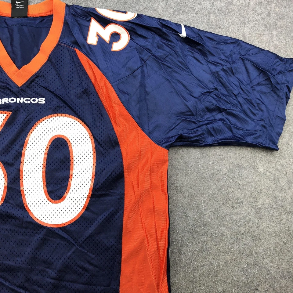 Camiseta De Colección Denver Broncos Para Hombres Grande NFL Fútbol Nike Terrell Davis 30 Años 90 Foto 3 de 4