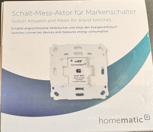 Homematic IP Smart Home Schalt-Mess-Aktor für