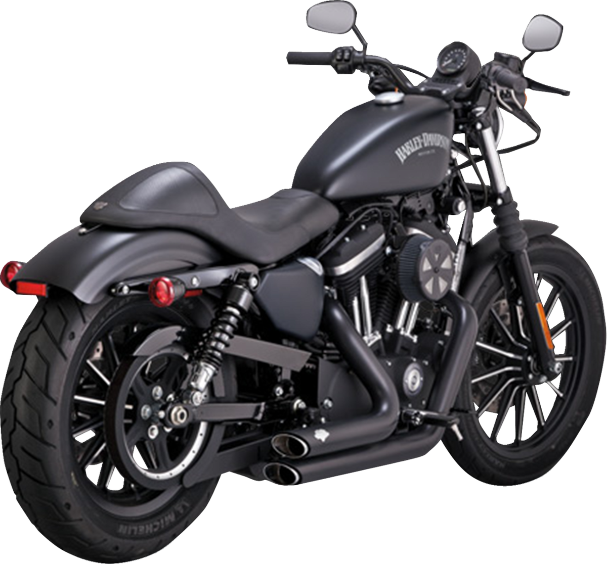 Vance & Hines Shortshots Staggered Exhaust for 2014-2022 Harley