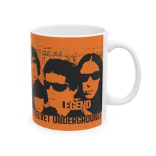 The Velvet Underground Orange Mono-Print Ceramic Mug - 11oz & 15oz