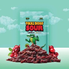 Final Boss Sour  Cranberry  Level 2 30g Exotic Snacks
