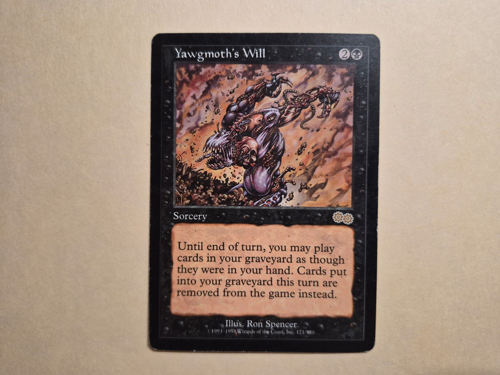 Yawgmoth's Will 1998 Urza's Saga #171 Base Price Guide - Sports