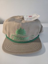 Vintage Tennessee State Parks Rope Trucker Leather Strapback Made In USA Hat Cap