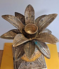 Vintage Godinger Silverplate Tropical Pineapple Taper Candle Holders Set of 2 — photo 3