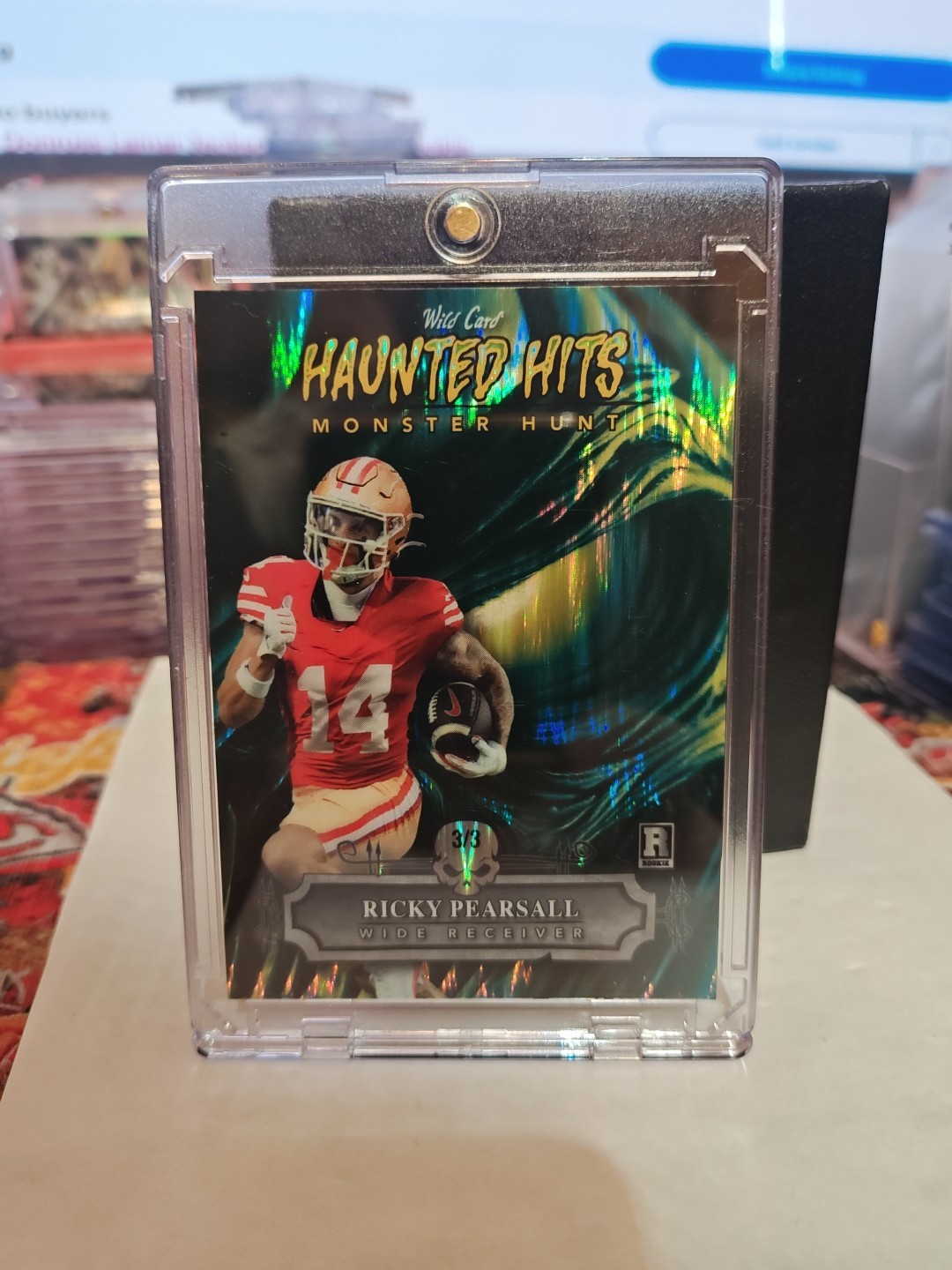 Ricky Pearsall Wild Card Haunted Hits Monster Hunt Promo Haunted Hits Zombie #RP Base