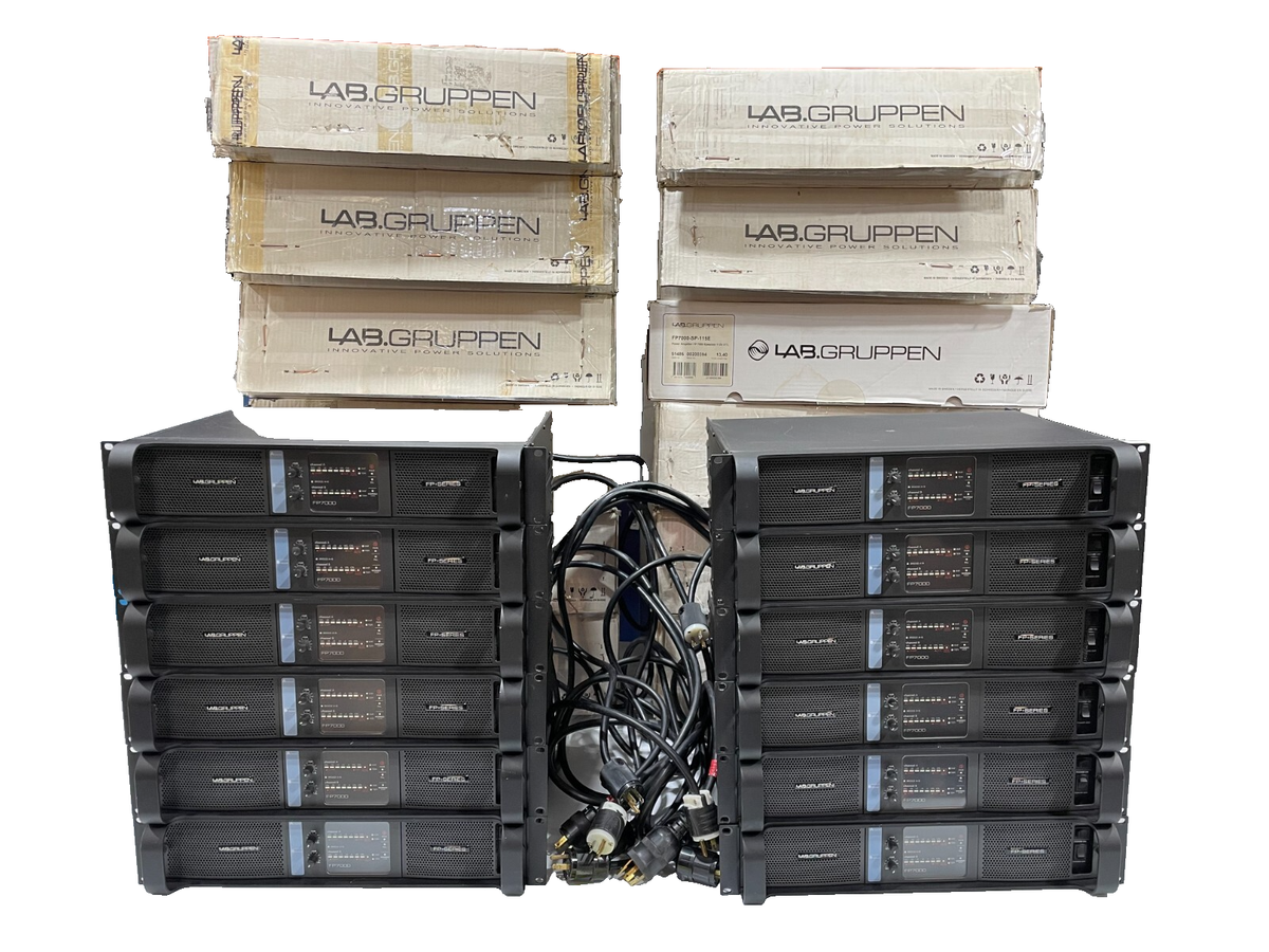 Lab Gruppen FP7000 Power Amplifier 7000w (One) THS | eBay