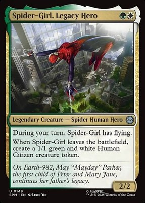 Spider-Girl, Legacy Hero Marvel's Spider-Man Regular