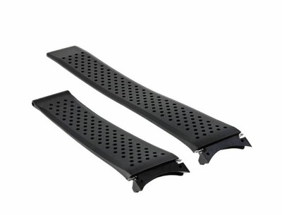 22 MM SILIKON KAUTSCHUK ARMBAND BAND FÜR TAG HEUER GRAND F1 FORMULA AQUARACER SCHWARZ