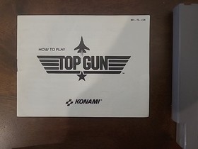 Top Gun NES Nintendo Konami 1987 CIB Working
