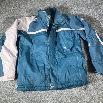 Helly Hansen Insulated watertight Teal Jacket Men s Medium Ski Sailing Hellytech