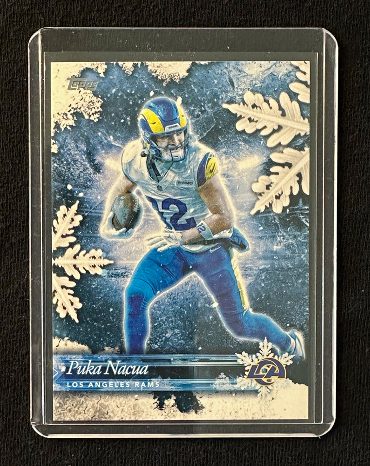 Inceert Topps 2026 Frozen Fields Puka Nacua Insert #FF-23 Los Angeles Rams NFL ...