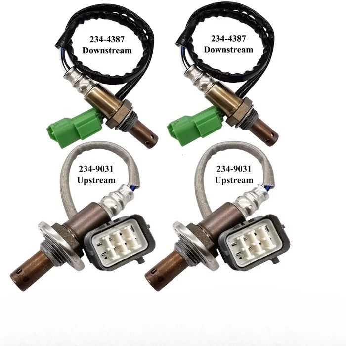 4PCS O2 Oxygen Sensor Up+Downstream For 2007-2008 Suzuki Grand Vitara V6 2.7L - Image 3 of 4