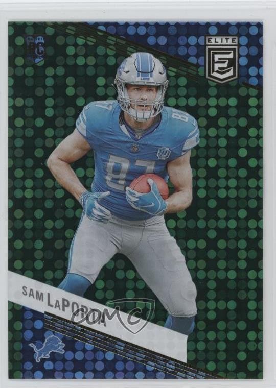 2023 Panini Donruss Elite Rookies Green Disco Sam LaPorta #180 18t1