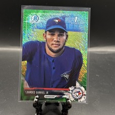 2017 Bowman Chrome Lourdes Gurriel Jr. 1st Bowman Green Shimmer Refractor /99