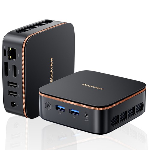 Blackview MP20 Mini PC AMD 3300U 16GB 512GB SSD Win 11 Pro Mini Computer 4K UHD - Afbeelding 1 van 11