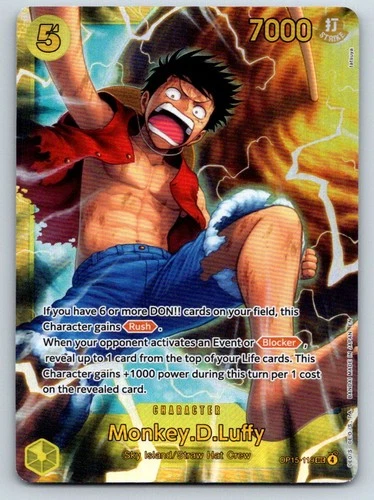 Monkey.D.Luffy OP15-119 Secret Rare Adventure on Kami's Island One Piece NM