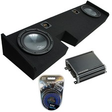 2009-2014 Ford F-150 Ext Super Cab Truck Harmony R104 Dual 10" Sub Box CXA4001