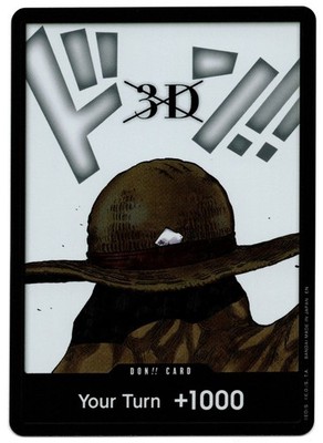 DON!! Card (3D) FOIL Double Pack Set Vol 8 One Piece DON!! Legacy of the Master