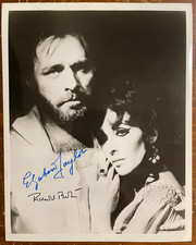 Elizabeth Taylor & Richard Burton signed Autograph Signatures 8x10 Photograph