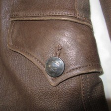 Giorgio Armani Leather Outer Shell Brown Coats, Jackets & Vests