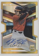 2023 Elite Extra Edition Gold Status Signatures Die-Cut 1/10 Kyle Teel Auto 1xd