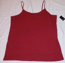 6x Tunic Women Tank Dark Red Cami Shirt Torrid 6 30 Lady Foxy Scoop Plus Top