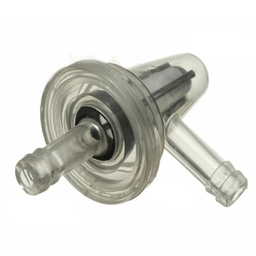 FILTRO CARBURANTE IN PLASTICA TRASPARENTE, CARTUCCIA IN RETE - ENOILGAM - Foto 8