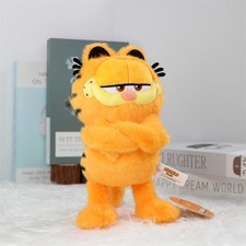 Garfield & Odie Plush Toys Kawaii Soft Stuffed Cartoon Cat Doll Gift Set